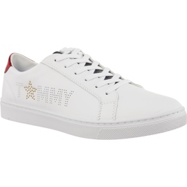 Tommy Hilfiger Star Metallic Sneaker 020 bílý Tommy Hilfiger Star Metallic Sneaker 020 bílý