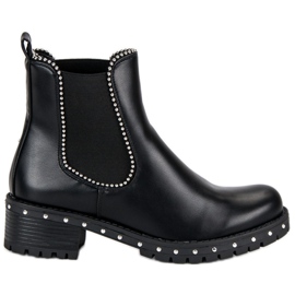 Bestelle Boty Rock Boot Jodhpur černá