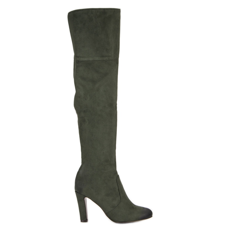 Boty na vysokém podpatku VINCEZA zelená Boty na vysokém podpatku VINCEZA zelená