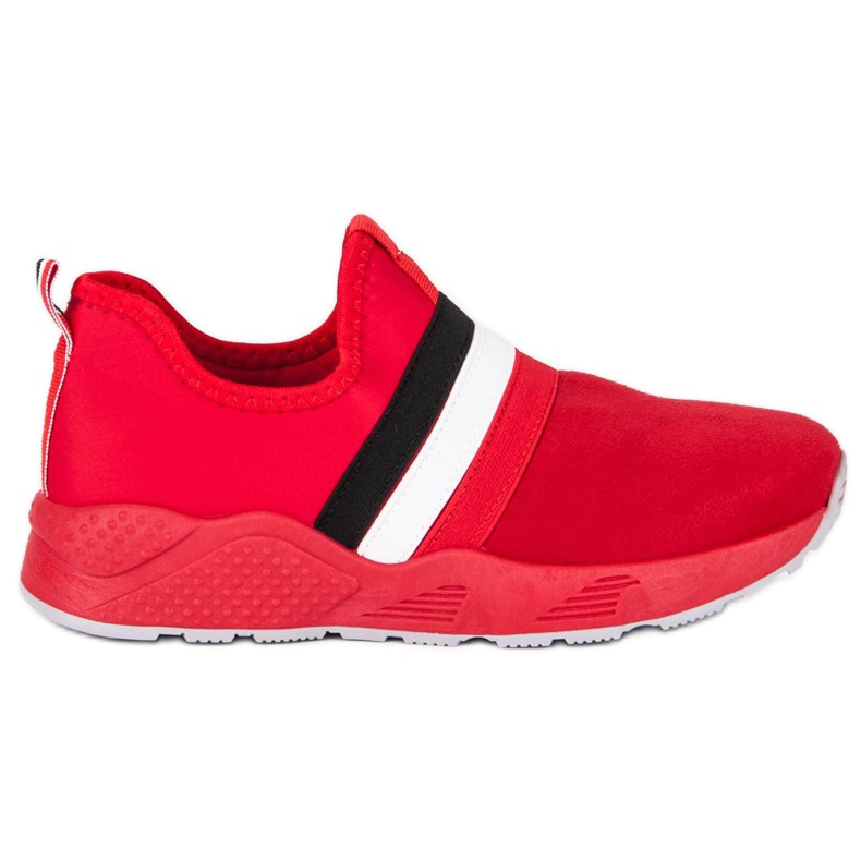 Nazouvací červené trenéry