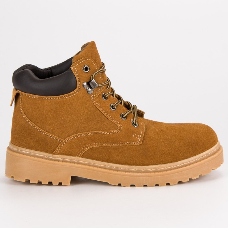 Original Walkman Shoes Kožené boty hnědý