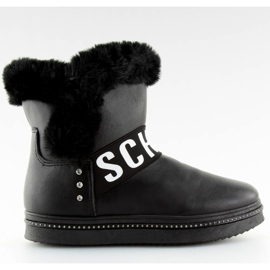 Černé dámské sněhové boty NB239P-1 černé černá Černé dámské sněhové boty NB239P-1 černé černá