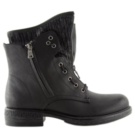 Černé vojenské dámské boty CLS-31 Black černý