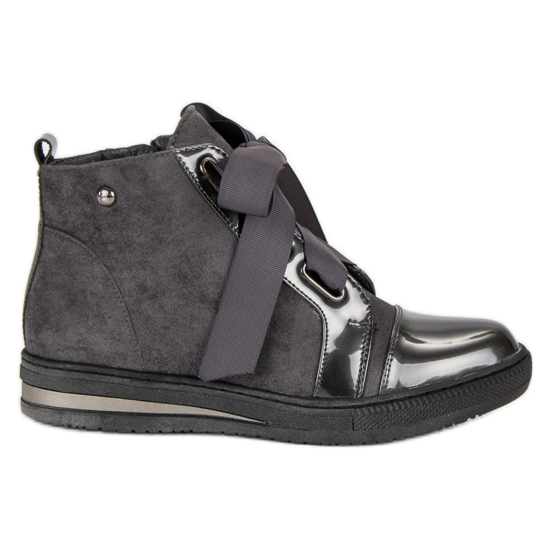 Filippo Stylové tenisky nad kotník šedá