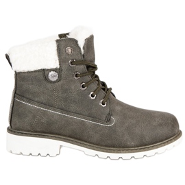 McKey Trapery s khaki kožešinou zelený