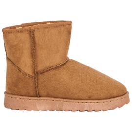 Nízké sněhové boty VINCEZA hnědý Nízké sněhové boty VINCEZA hnědý