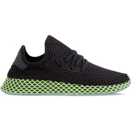 Adidas Deerupt běžící jádro černé jádro černé asijské modré černý
