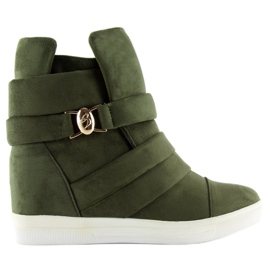 Zelené dámské tenisky H6507 A.GREEN zelený