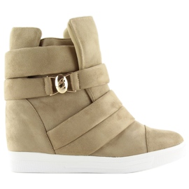Dámské béžové tenisky H6507 Camel béžový