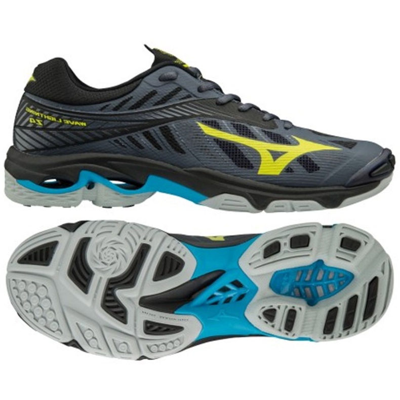Volejbalové boty Mizuno Wave Lighting Z4 M V1GA180047 černá šedá Volejbalové boty Mizuno Wave Lighting Z4 M V1GA180047 černá šedá