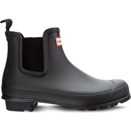 Hunter Ženská originální Chelsea Black černá