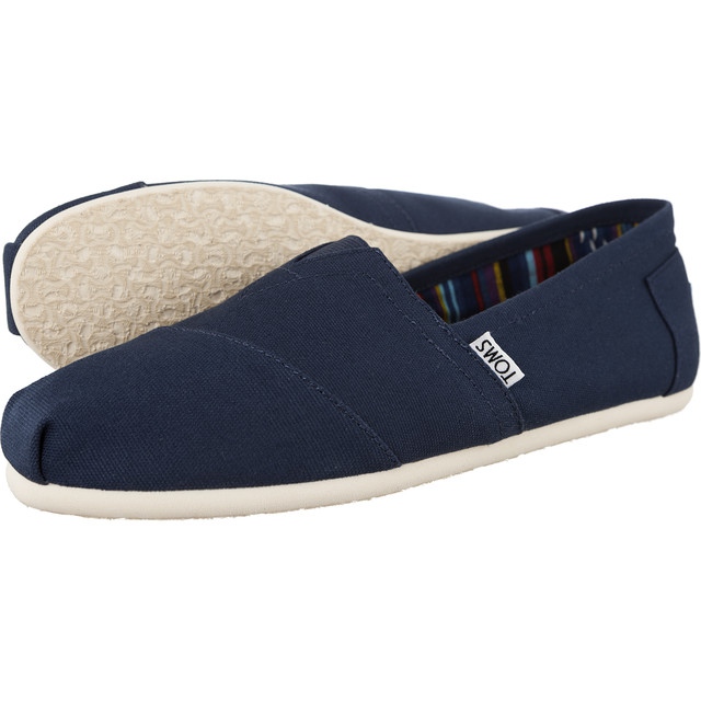 Toms Canvas Mens Classic Alpargata 866 námořnická modrá