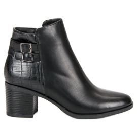 Filippo Klasické kozačky na vysokém podpatku černá Filippo Klasické kozačky na vysokém podpatku černá