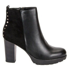 Weide Elegantní boty na podzim černá