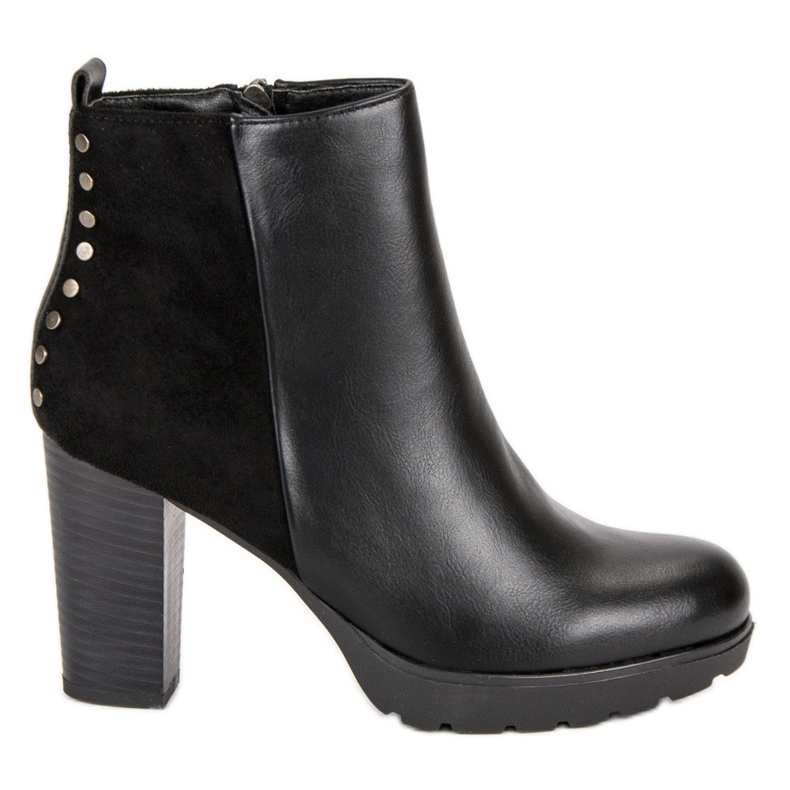 Weide Elegantní boty na podzim černá