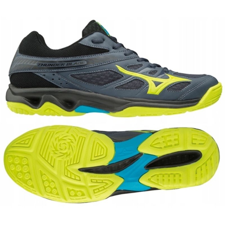 Volejbalové boty Mizuno Thunder Blade M V1GA177047 černá modrý