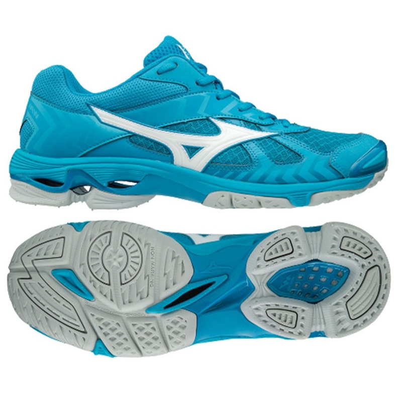Volejbalové boty Mizuno Wave Bolt 7 M V1GA186098 modrý modrý