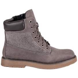 Bestelle Semišové lapače na posuvníku šedá