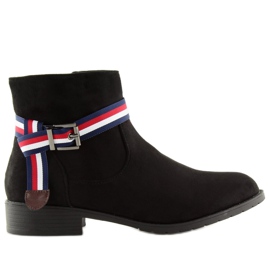 Černé boty Chelsea pro ženy 99-150 Black černý