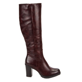 Klasické boty VINCEZA červený