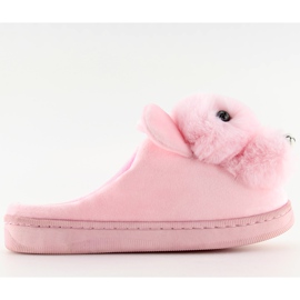 Dámské růžové pantofle DD91 L.PINK růžový Dámské růžové pantofle DD91 L.PINK růžový