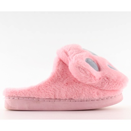 Dámské pantofle růžové a šedé DD93 W.PINK růžový Dámské pantofle růžové a šedé DD93 W.PINK růžový