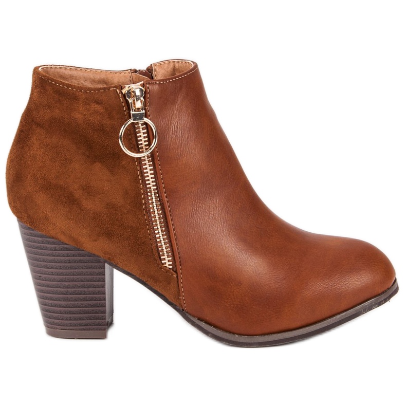 Mannika Podzimní velbloudí boty hnědý