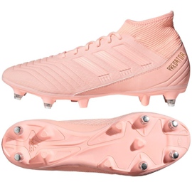 Kopačky Adidas Predator 18.3 SG M D97850 růžový Kopačky Adidas Predator 18.3 SG M D97850 růžový