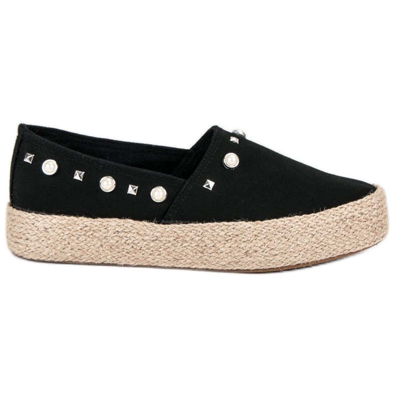 J. Star Černé espadrilky černá