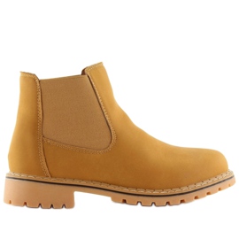 Chelsea boty velbloud 1367 Camel žluť