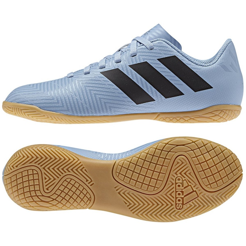 Sálová obuv adidas Nemeziz Messi Tango In Jr DB2397 modrý modrý