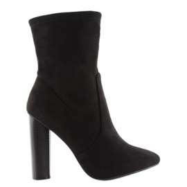 Boty na sloupku černé SY23P Black černý
