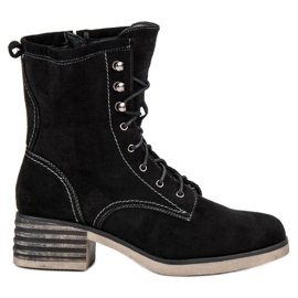 Filippo Pracovníci z černého semiše černý