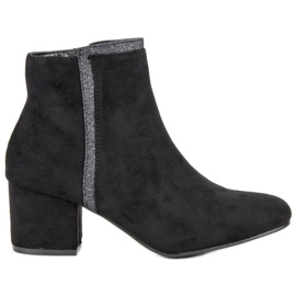 Comer Černé boty na vysokých podpatcích černý