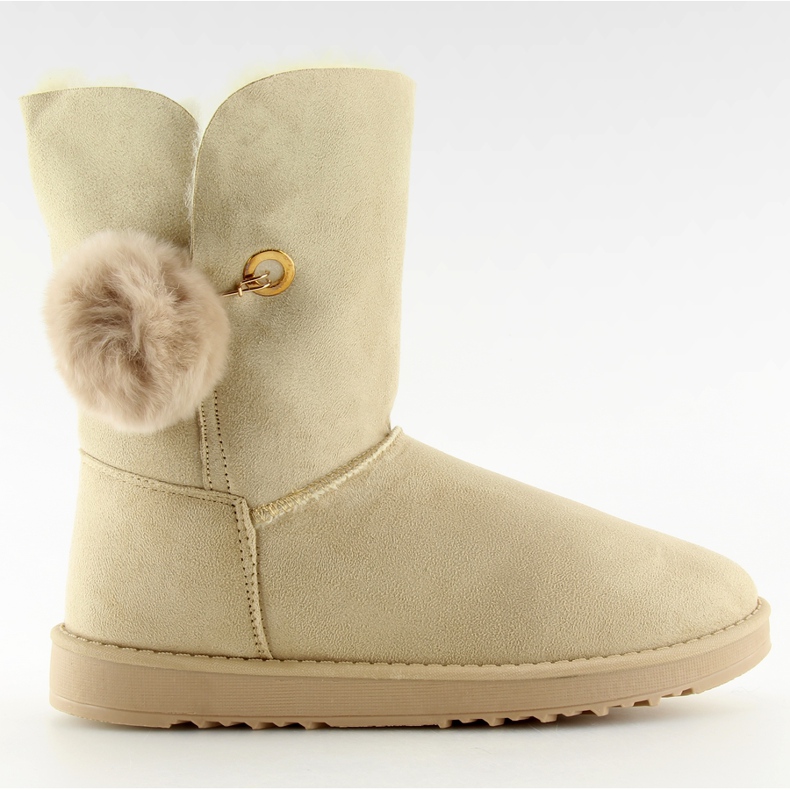 Emusy s bambulí béžová SP04P béžová béžový Emusy s bambulí béžová SP04P béžová béžový