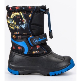 American Club Teplé americké Wellies černý
