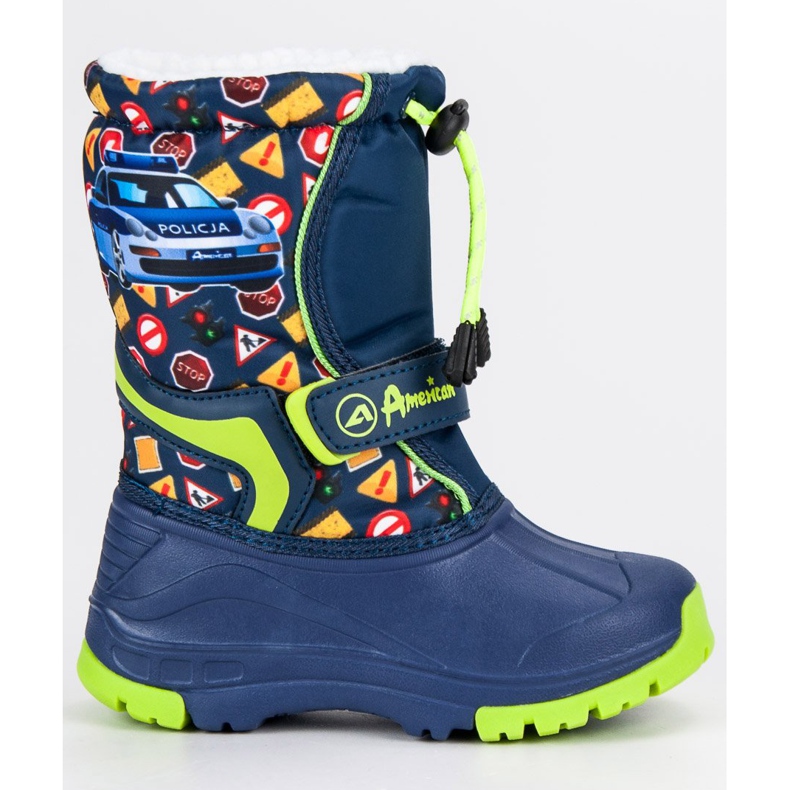 American Club Teplé americké Wellies modrý