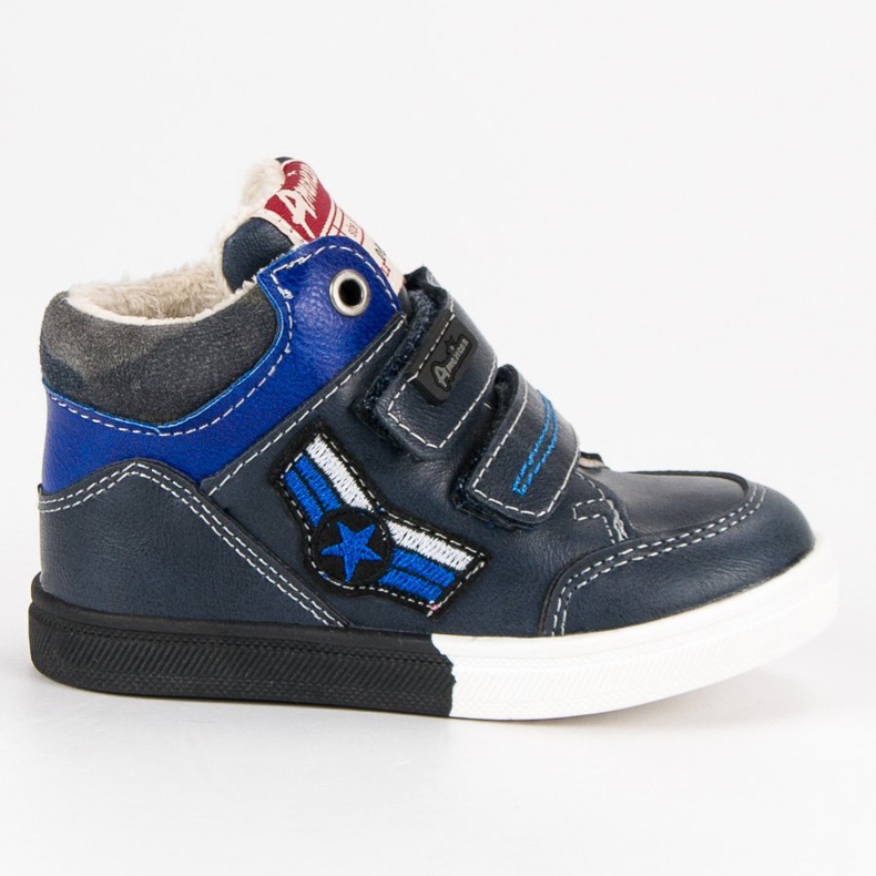 American Club Americké kotníkové boty modrý