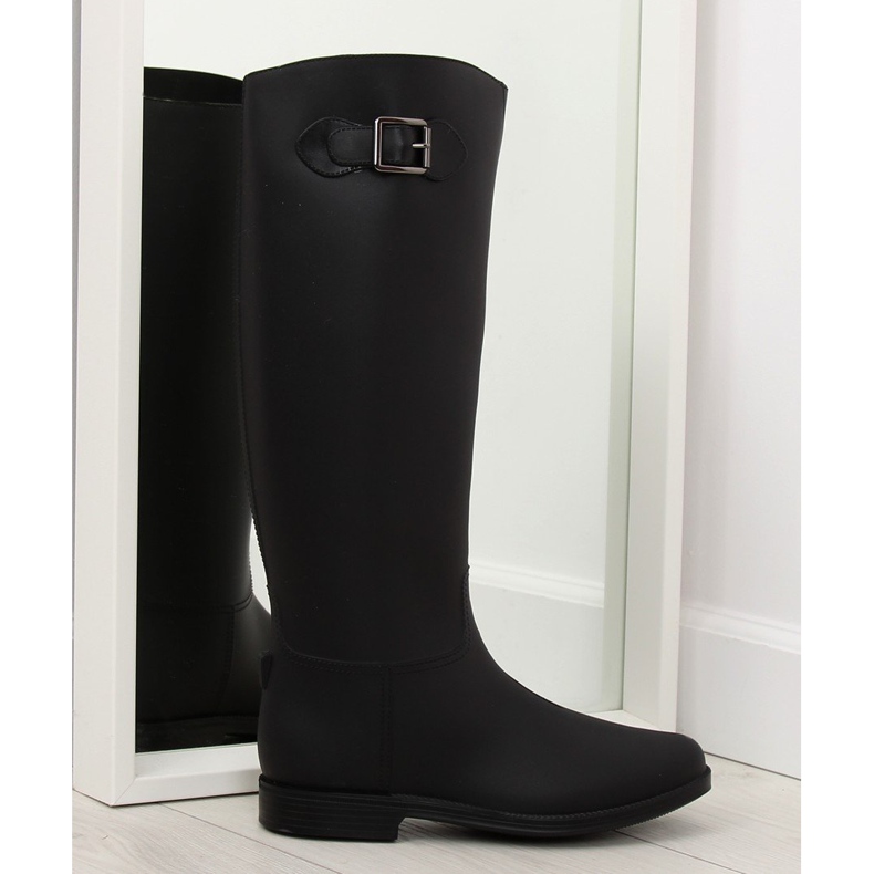 Černé dámské galoše D60 Black černá Černé dámské galoše D60 Black černá