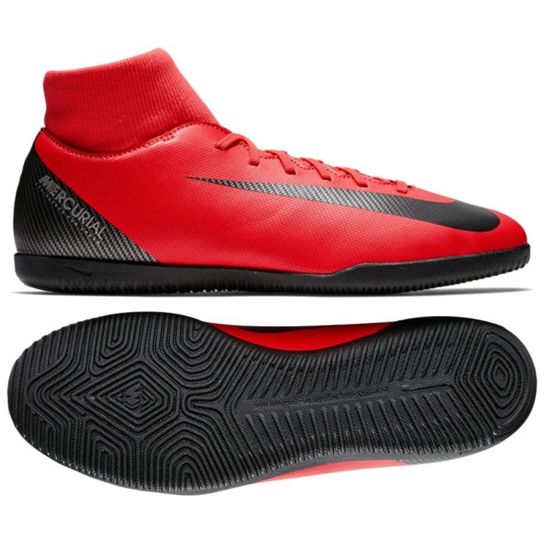 Sálová obuv Nike Mercurial SuperflyX 6 červené
