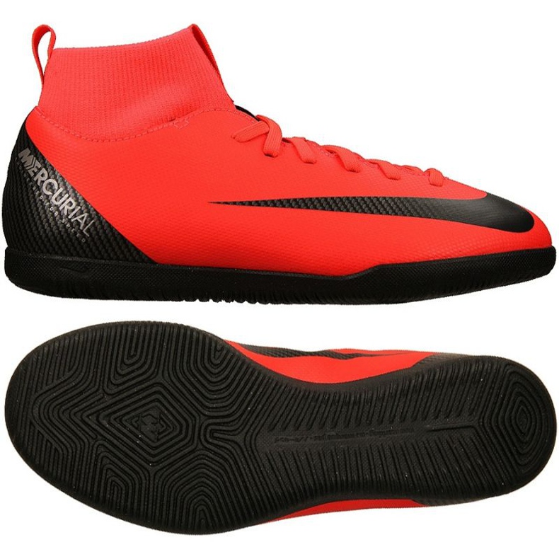 Sálová obuv Nike Mercurial Superflyx 6 červené