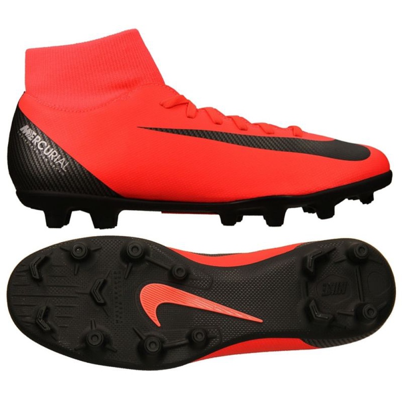 Kopačky Nike Mercurial Superfly 6 červené