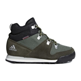 Boty Adidas Cw Snowpitch K Jr AC7963 černý šedá