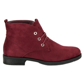 Sweet Shoes Nízké kotníkové boty červené Sweet Shoes Nízké kotníkové boty červené