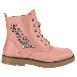 Bestelle Semišové lapače růžový