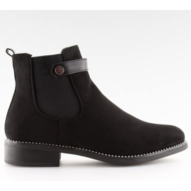 Černé dámské boty Chelsea C-7203 Black černý