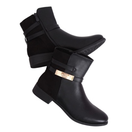 Černé dámské černé boty VQ6-5 Black černý