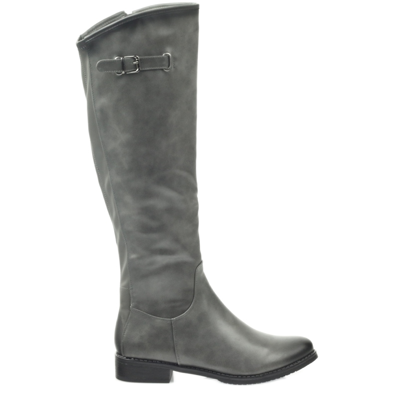 M.Daszyński Důstojníci v botách Daszyński SA131 šedá