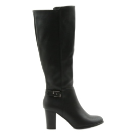 Boty na sloupku Sergio leone černé černý