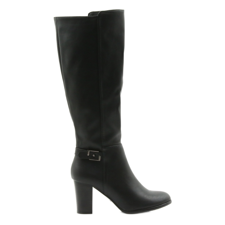 Boty na sloupku Sergio leone černé černá